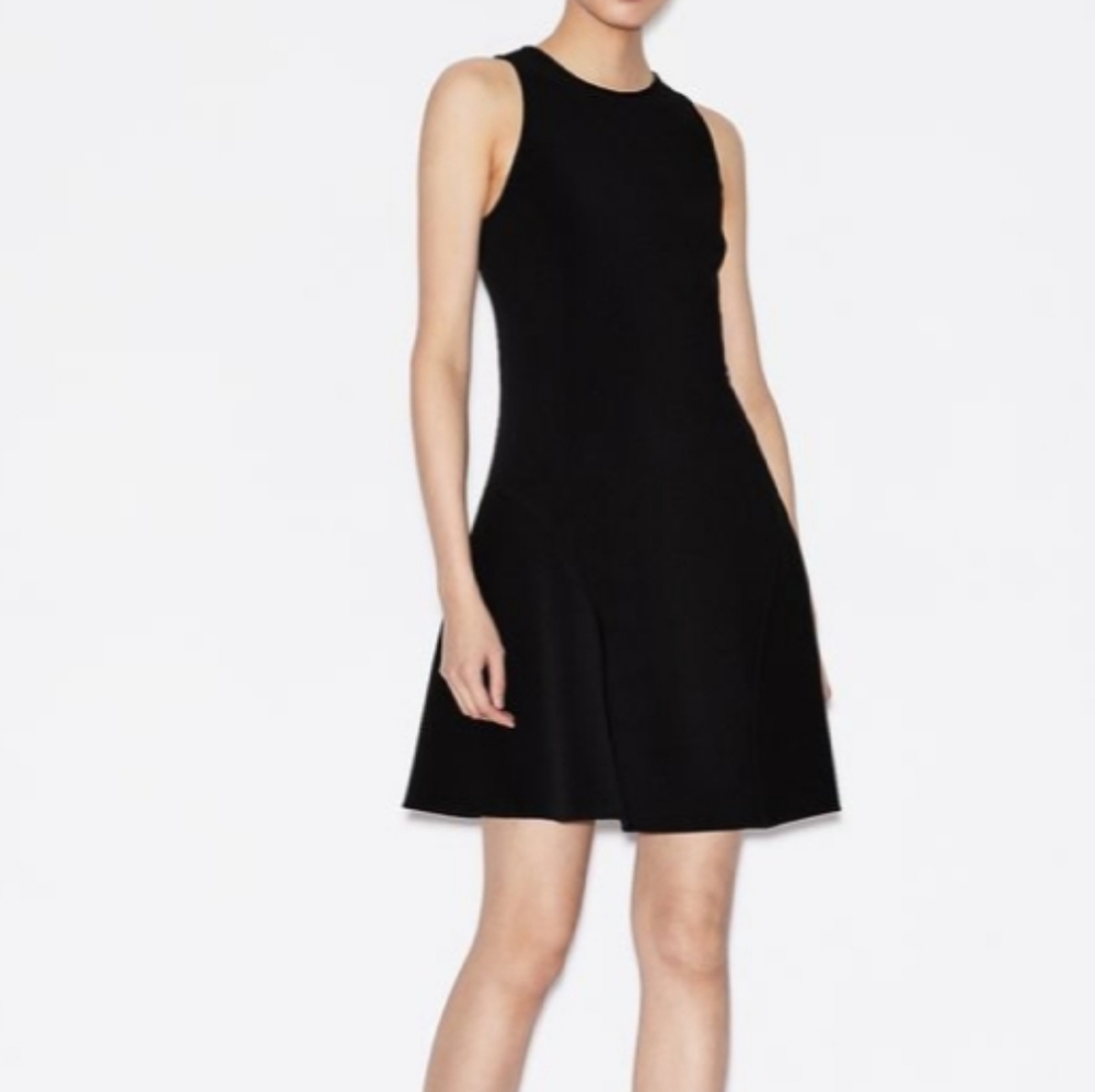 AX Armani Exchange Strech flare Black Dress XS